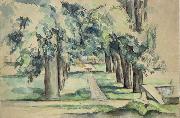 Paul Cezanne Avenue of Chestnut Trees at Jas de Bouffan Sweden oil painting artist